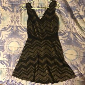 Black and Gold Dress